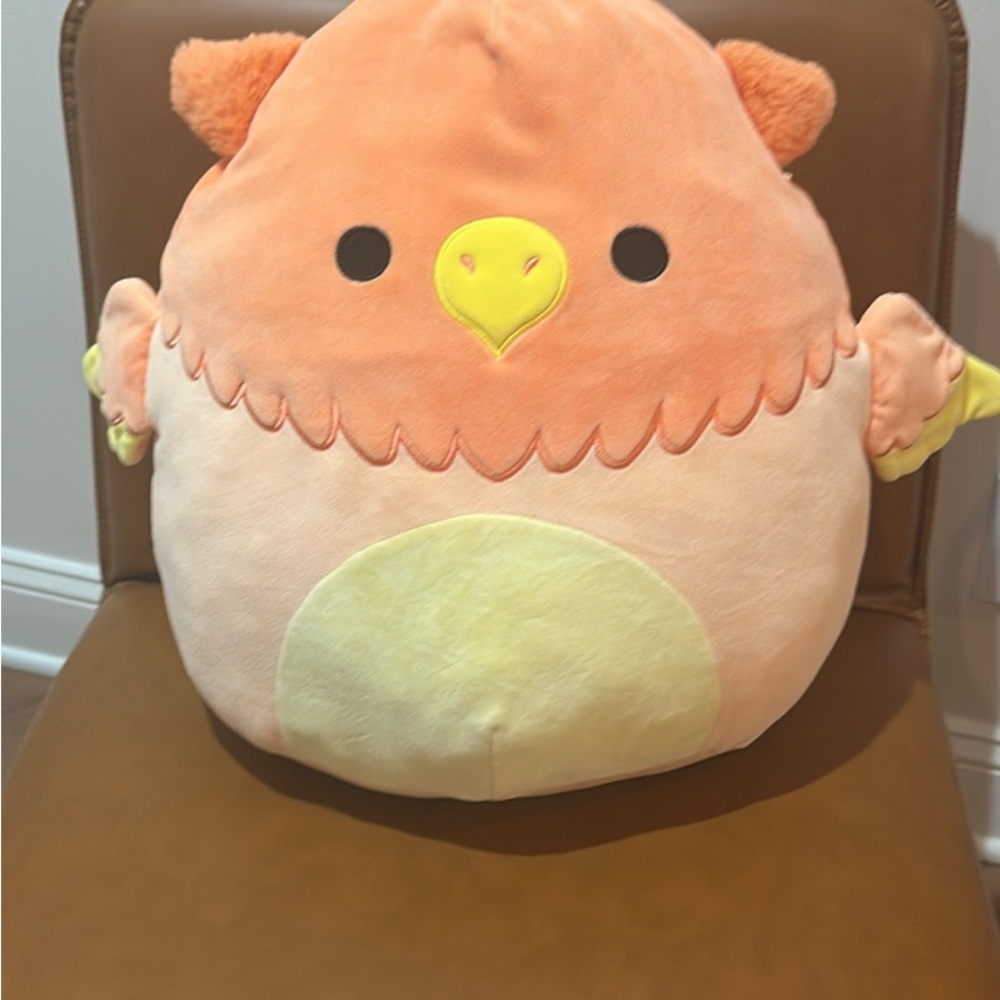 Squishmallows Peach & Yellow Bird Plush